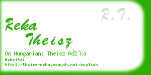 reka theisz business card